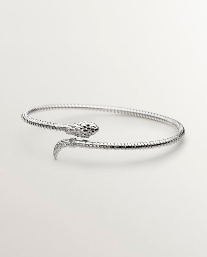 Brazalete de plata 925 con forma de serpiente