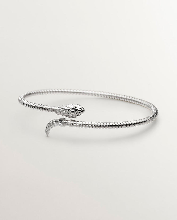Brazalete de plata 925 con forma de serpiente