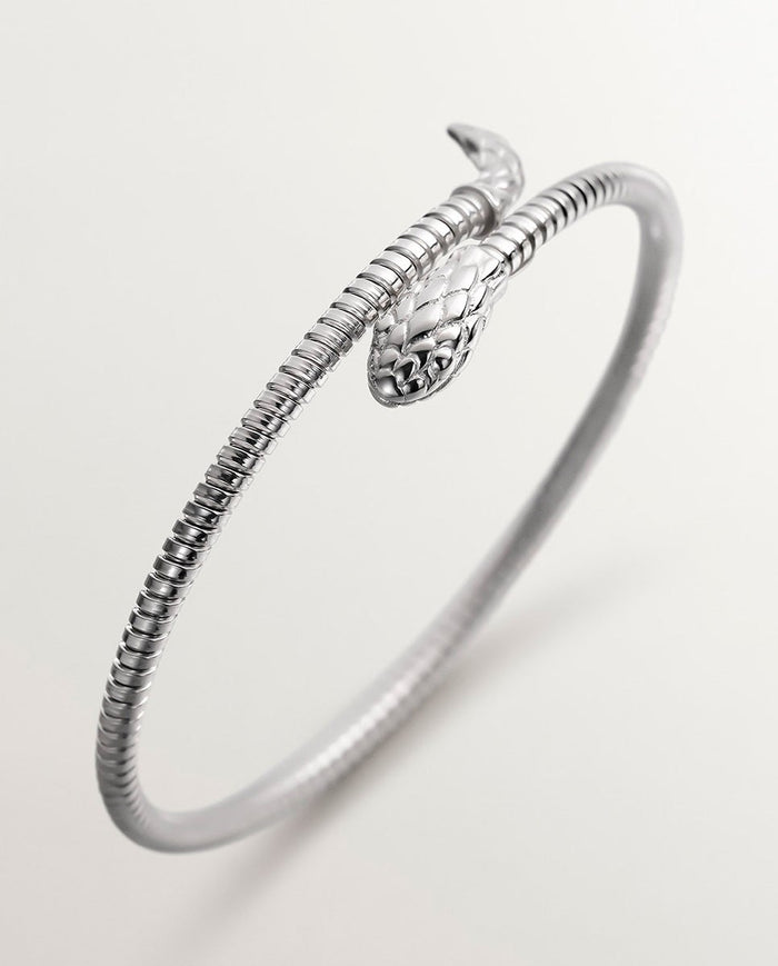 Brazalete de plata 925 con forma de serpiente
