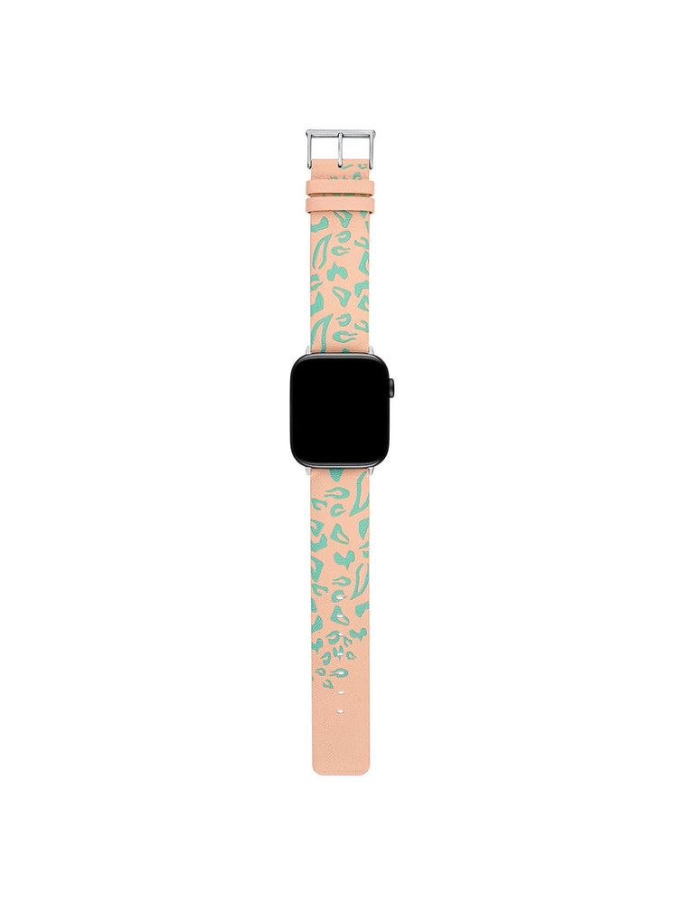 Correa Apple Watch cuero animal print