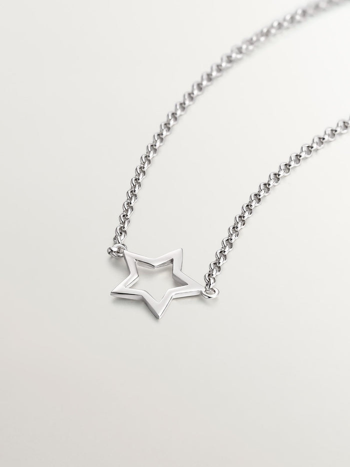 Colgante de plata 925 con estrella