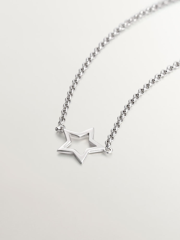 Colgante de plata 925 con estrella