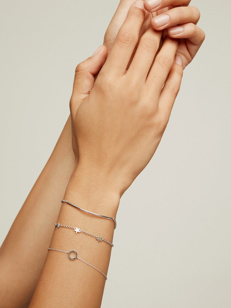 Pulsera de plata 925 con estrellas