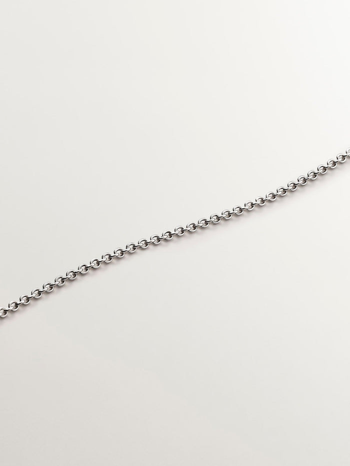 Colgante infinito diamantes 0,05 ct  oro blanco