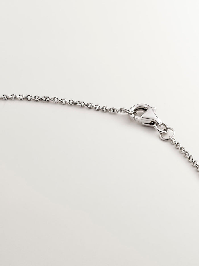 Colgante infinito diamantes 0,05 ct  oro blanco