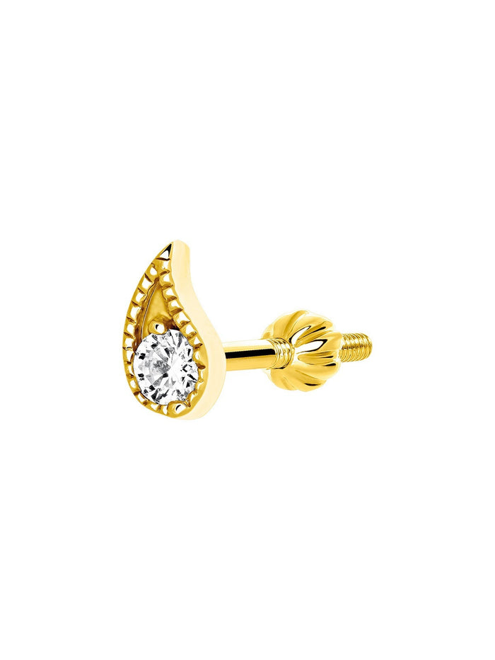 Piercing diamante 0,07 ct  oro 9 kt