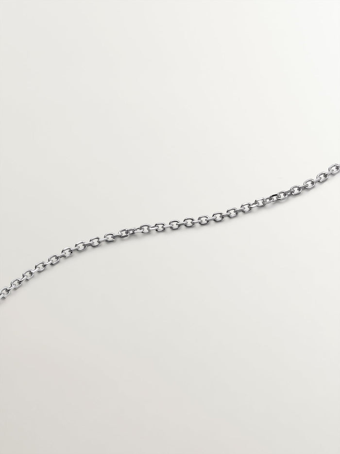 Colgante diamante 0,061 ct  oro blanco 9 kt