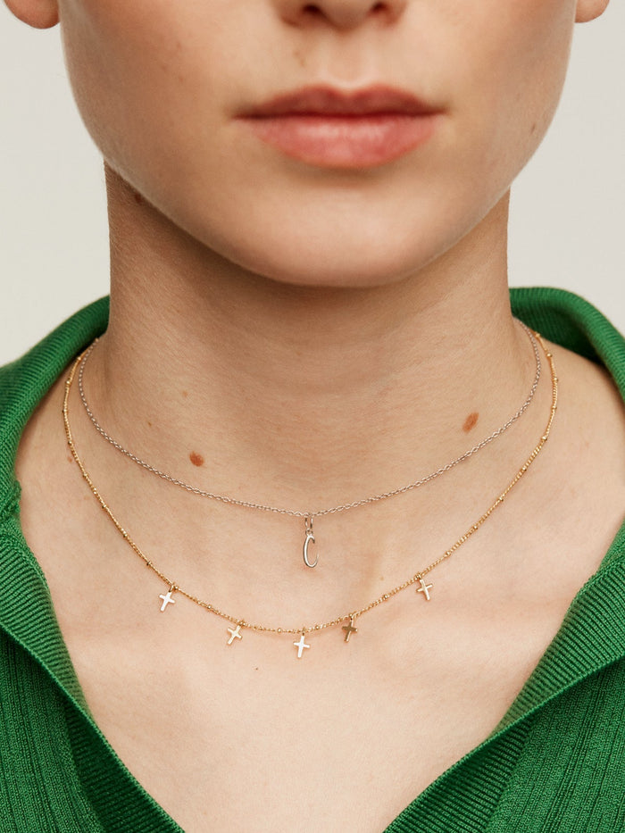Charm letra C plata  