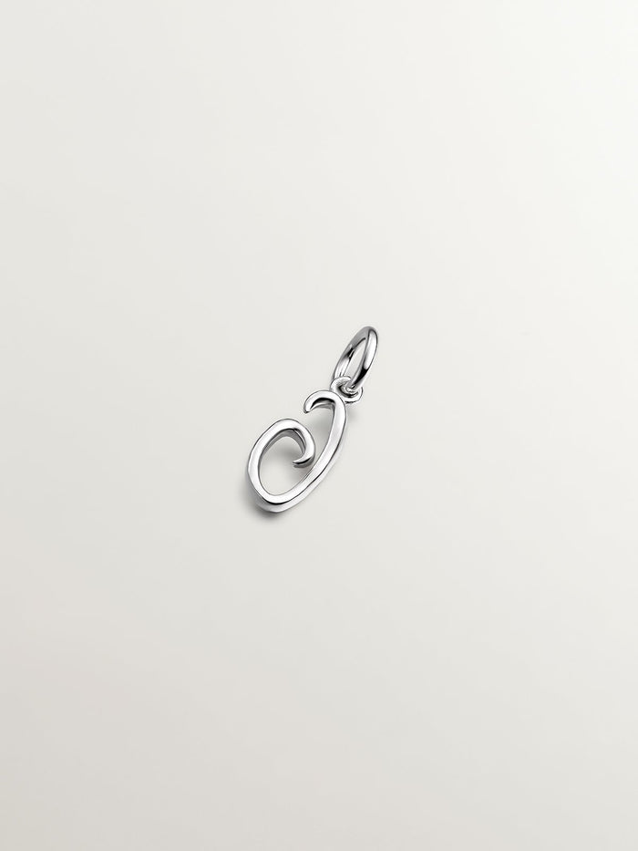 Charm letra G plata  