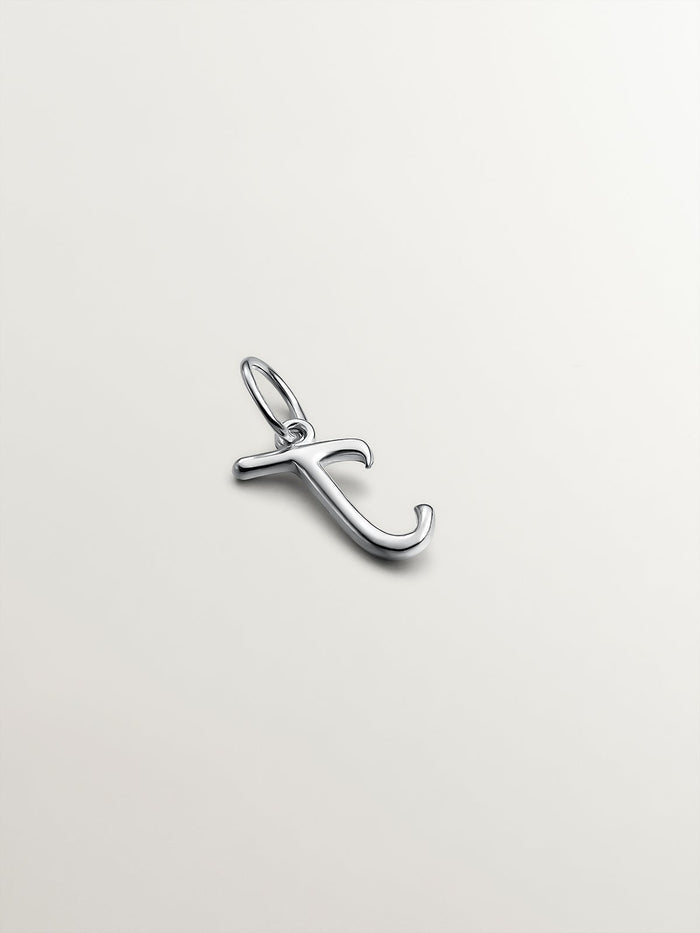 Charm letra J plata  