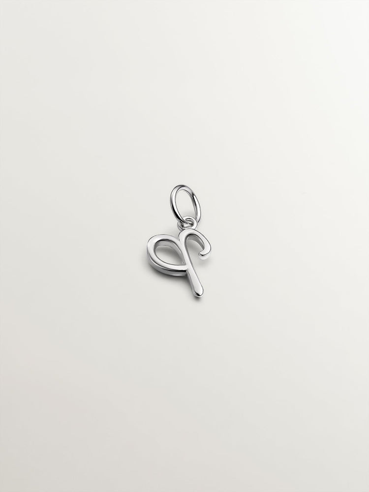 Charm letra P plata  
