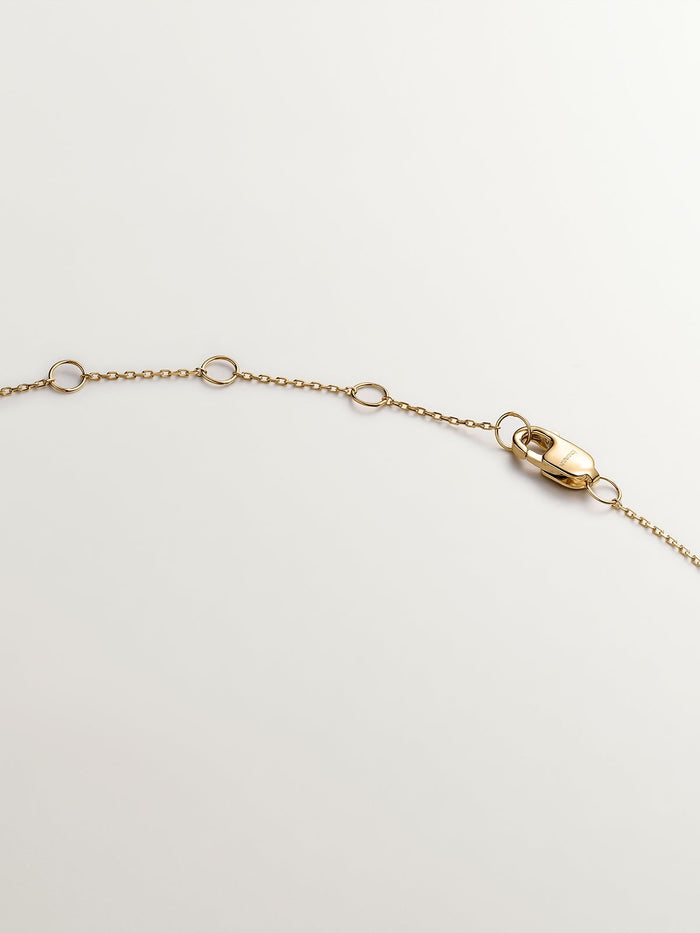 Collar colgante luna oro 9 kt
