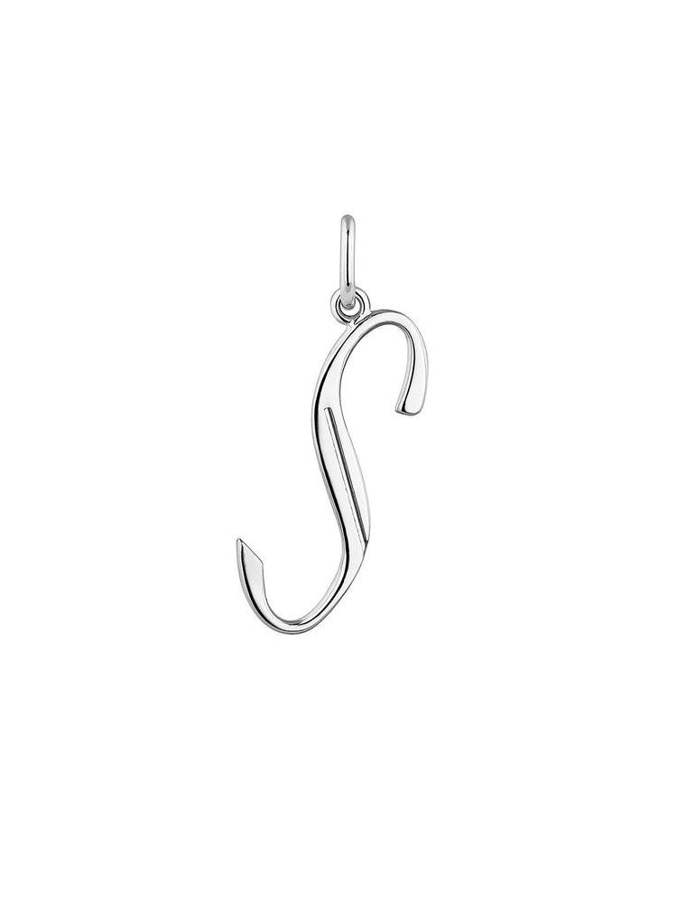Charm de plata 925 con inicial S