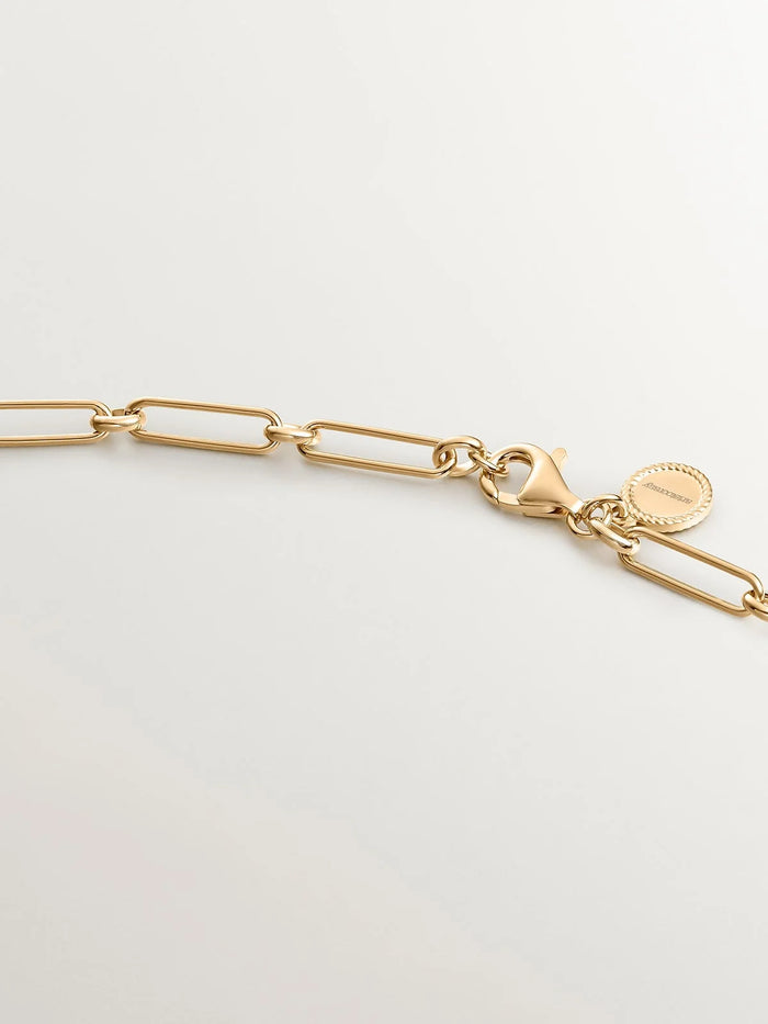 Collar motivo amatista plata recubierta oro