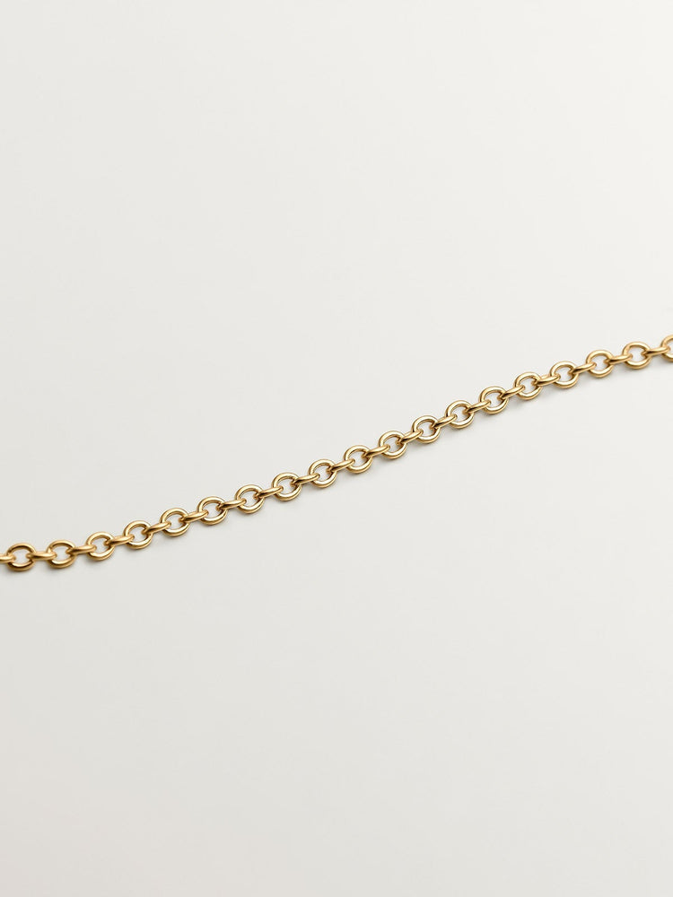 Colgante de plata 925 bañada en oro amarillo de 18K con cruz