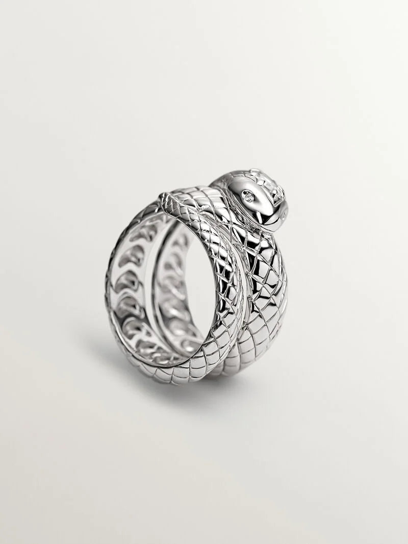 Anillo serpiente plata aristocrazy hotsell