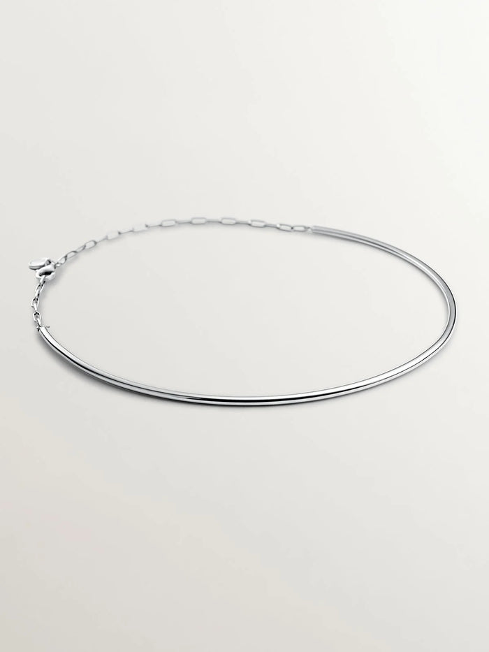 Collar rígido de plata 925