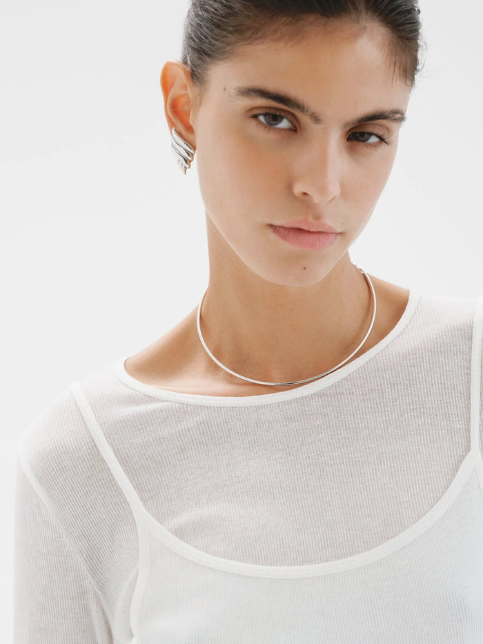 Collar rígido de plata 925
