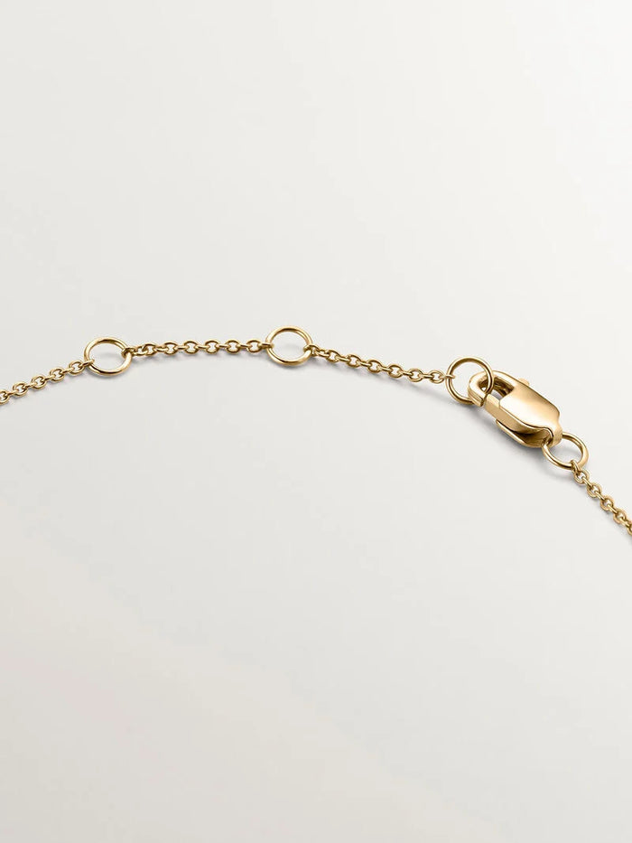 Pulsera de oro amarillo de 18K con ópalos turquesas y diamantes