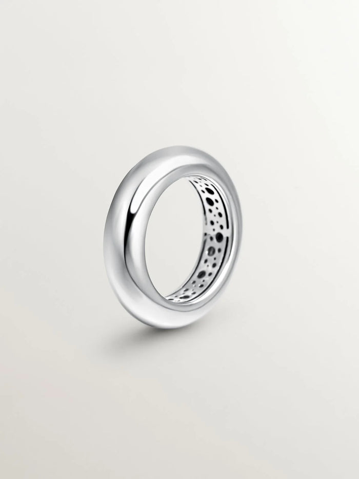 Anillo grueso de plata 925
