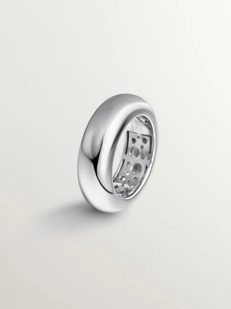 Anillo grueso de plata 925