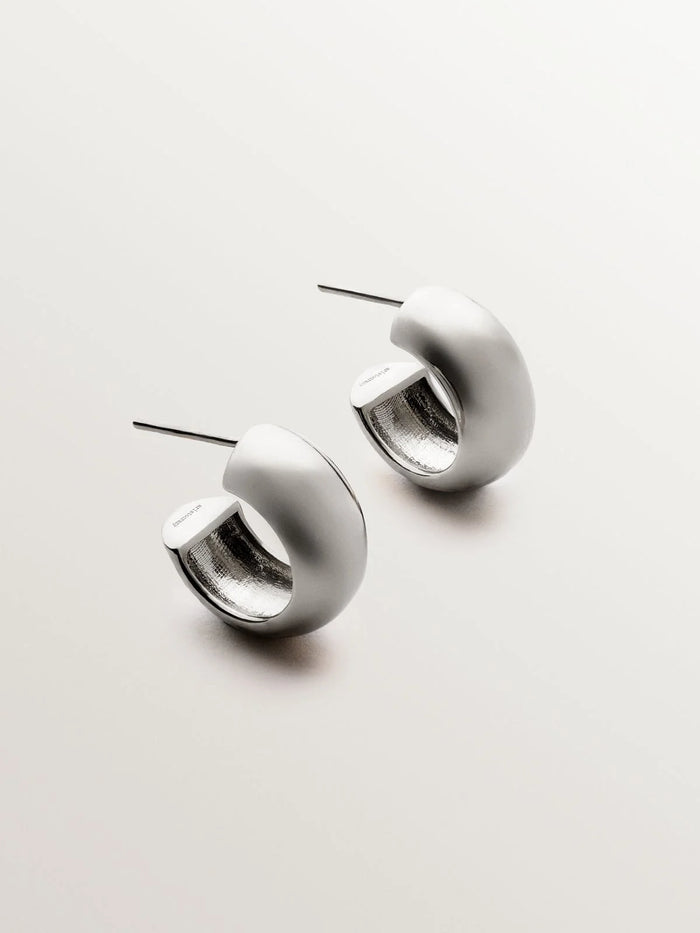 Pendientes de aro pequeños de plata 925