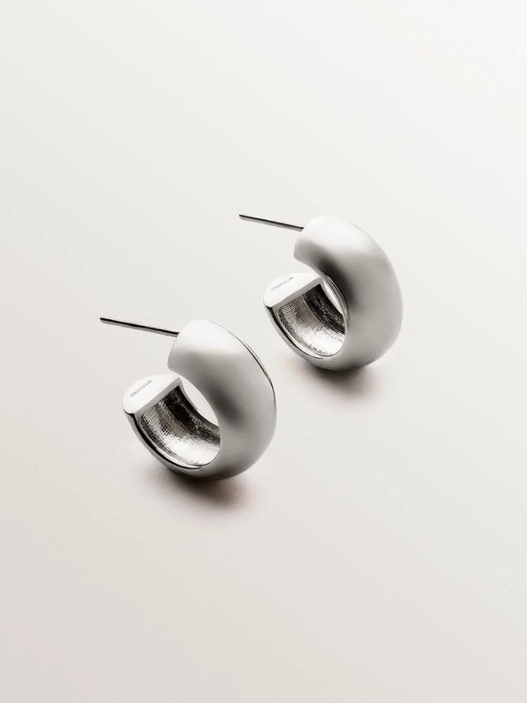 Pendientes de aro pequeños de plata 925