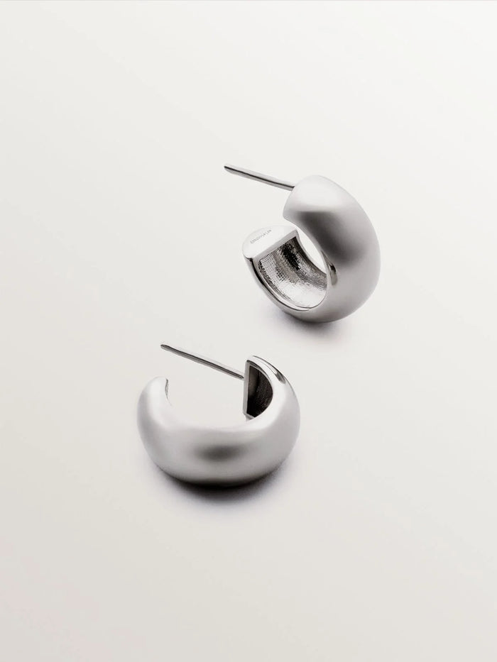 Pendientes de aro pequeños de plata 925