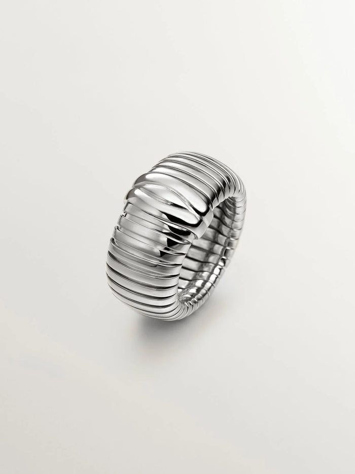 Anillo tubogas de plata 925