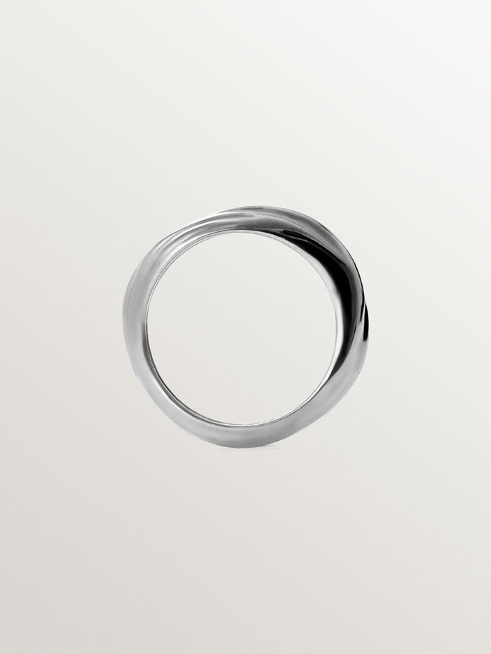 Anillo de plata 925 con textura