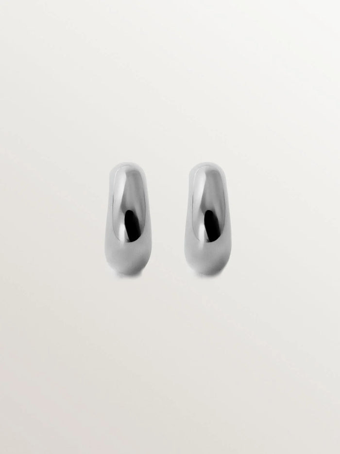 Pendientes de aro de plata 925