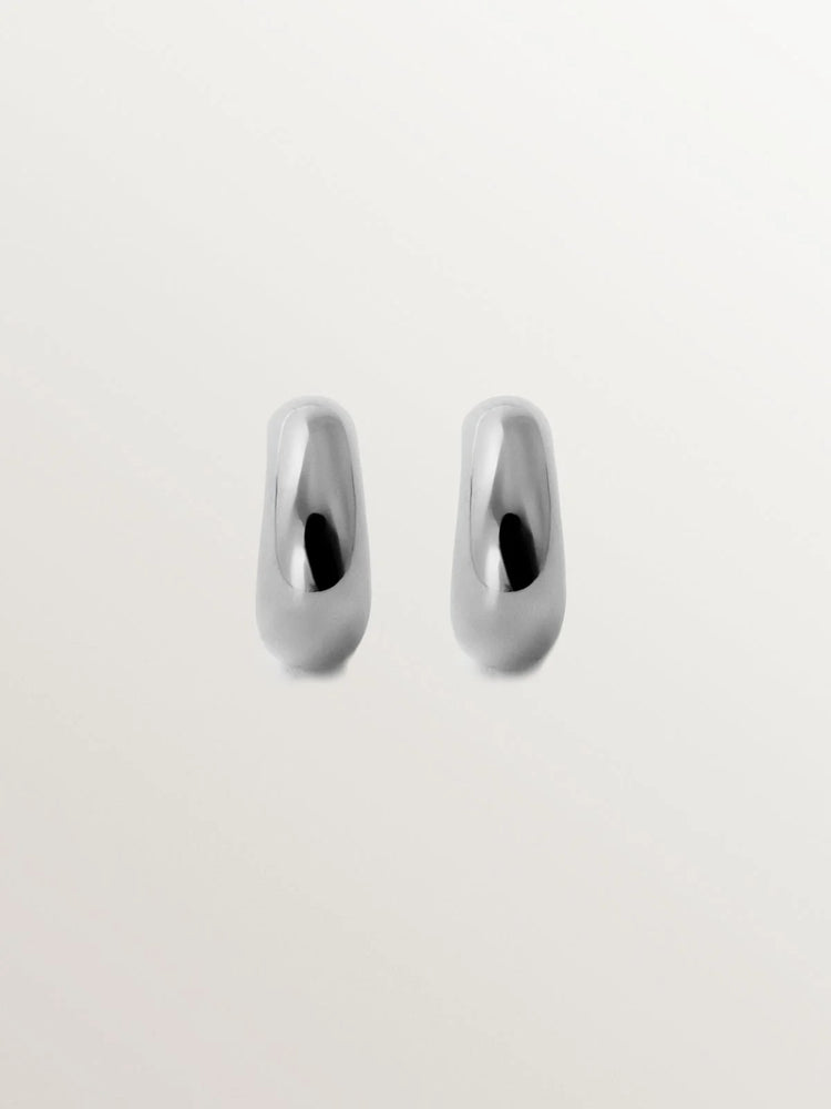 Pendientes de aro de plata 925