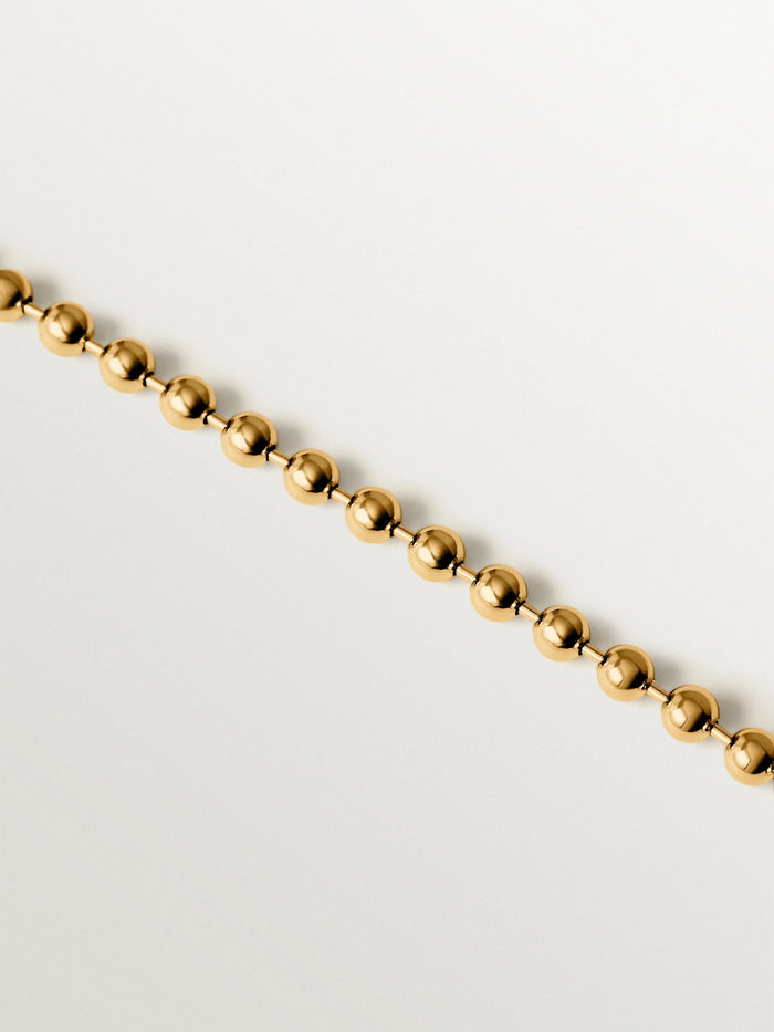 Pulsera de plata 925 bañada en oro de 18K