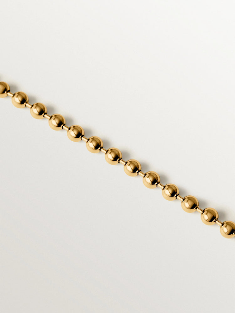 Pulsera de plata 925 bañada en oro de 18K