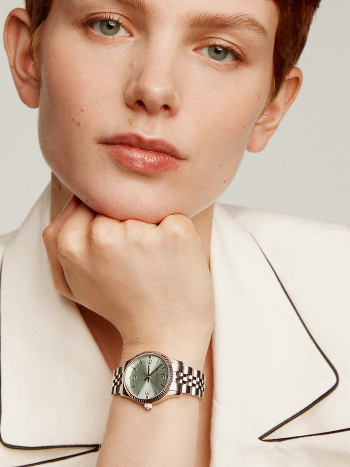 Reloj St. Barth mini armis esfera verde  