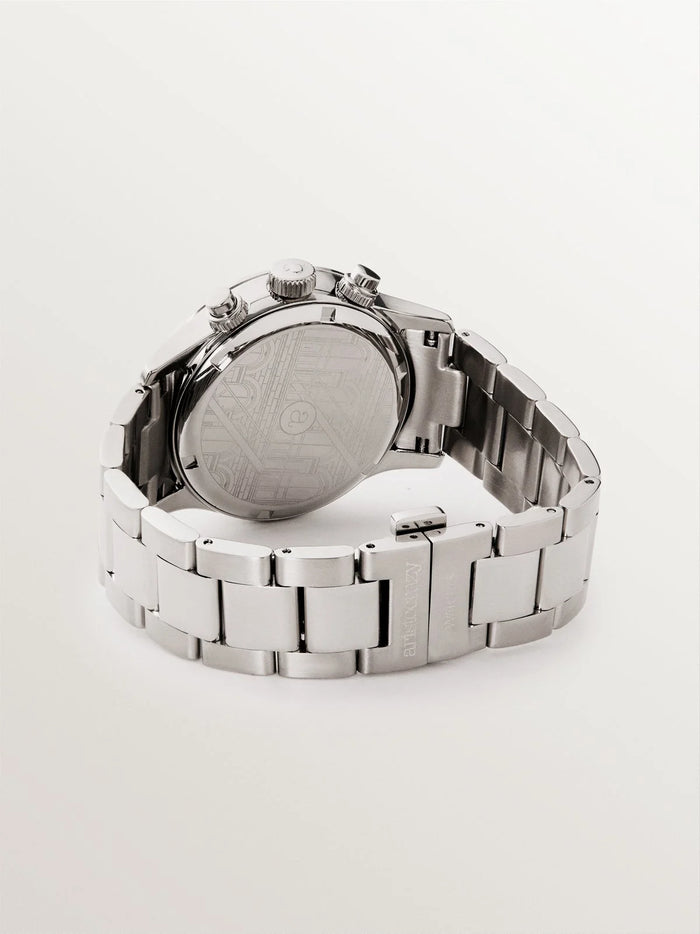 Reloj Tribeca de acero 316L y esfera azul marino