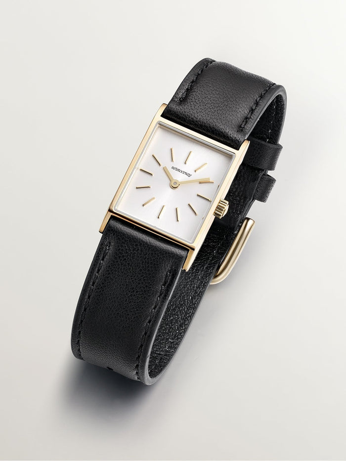 Reloj Kairós esfera cuadrada cuero